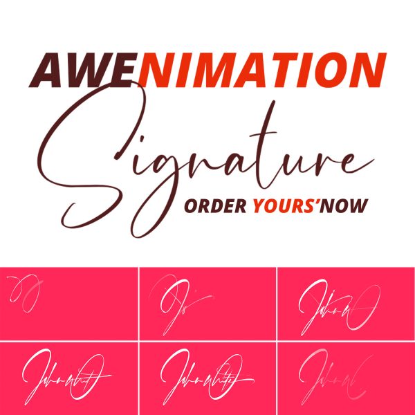 Elegant Handwritten Signature Animation – Elevates Your Branding Presence!