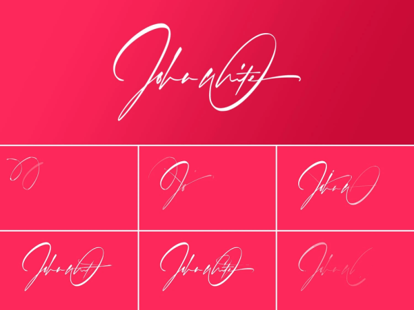Elegant Handwritten Signature Animation – Elevates Your Branding Presence! - Image 3